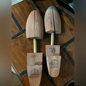 Cedar Shoe Trees with Brass Hardware
